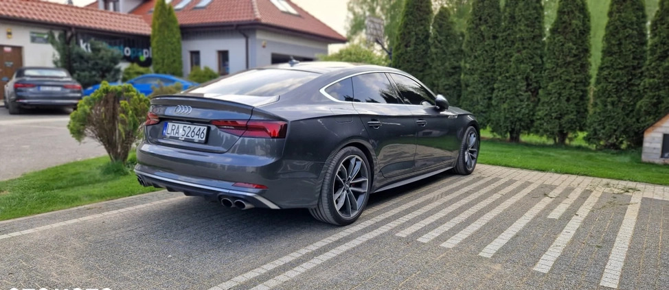 Audi S5 cena 143000 przebieg: 135000, rok produkcji 2018 z Oleszyce małe 211